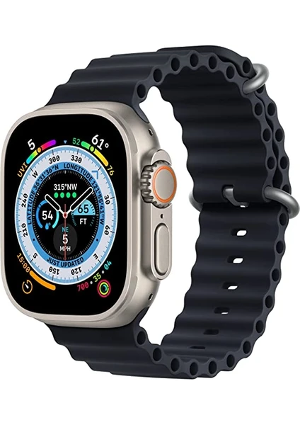 Kip GSM Apple Watch Kordon ile Uyumlu Ultra 49MM 45MM 44MM 42MM 41MM 40MM 38MM Erkek Kadın, Iwatch Series 8 7 Se 6 5 4 3 2 1 Için Silikon Spor Kayış, Ayarlanabilir Yumuşak Nefes Alabilir Kordon