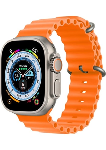 Kip GSM Apple Watch Kordon ile Uyumlu Ultra 49MM 45MM 44MM 42MM 41MM 40MM 38MM Erkek Kadın, Iwatch Series 8 7 Se 6 5 4 3 2 1 Için Silikon Spor Kayış, Ayarlanabilir Yumuşak Nefes Alabilir Kordon