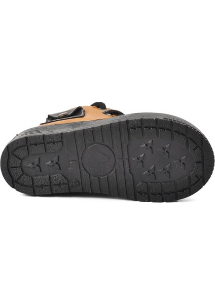 Arz 2301003-B Siyah-Camel Içi Kürklü Fermuarlı Bebek Bot indirimleri