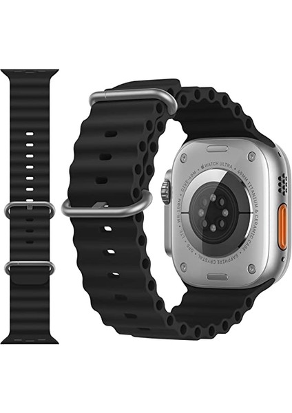 Apple Watch Kordon ile Uyumlu Ultra 49MM 45MM 44MM 42MM 41MM 40MM 38MM Erkek Kadın, Iwatch Series 8 7 Se 6 5 4 3 2 1 Için Silikon Spor Kayış, Ayarlanabilir Yumuşak Nefes Alabilir Kordon fiyatları