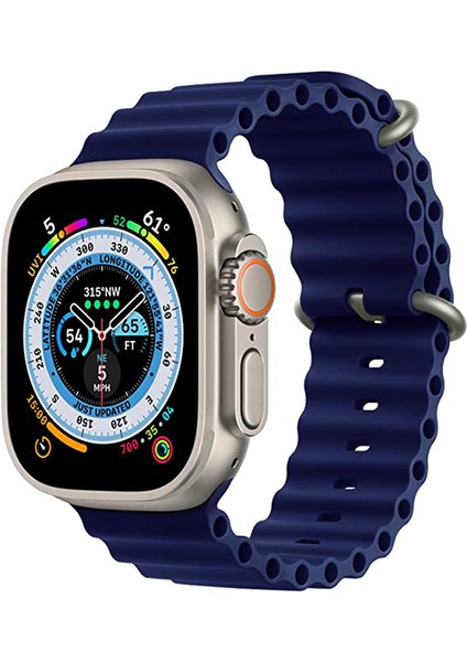 Kip GSM Apple Watch Kordon ile Uyumlu Ultra 49MM 45MM 44MM 42MM 41MM 40MM 38MM Erkek Kadın, Iwatch Series 8 7 Se 6 5 4 3 2 1 Için Silikon Spor Kayış, Ayarlanabilir Yumuşak Nefes Alabilir Kordon