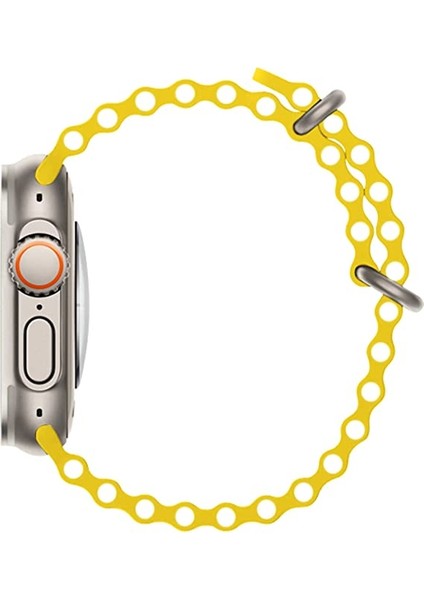 Apple Watch Kordon ile Uyumlu Ultra 49MM 45MM 44MM 42MM 41MM 40MM 38MM Erkek Kadın, Iwatch Series 8 7 Se 6 5 4 3 2 1 Için Silikon Spor Kayış, Ayarlanabilir Yumuşak Nefes Alabilir Kordon