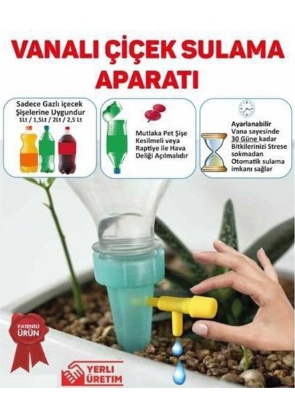 Sulama Aparatı Çiçek ve Fidan Sulama Aparatı Otomatik Sulama Damlama Aparatı Şişe Dahil fırsatları