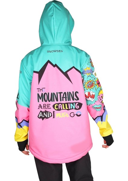 Supergirl Yaka Fermuarlı Snowboard & Kayak Montu SS7732 indirimleri