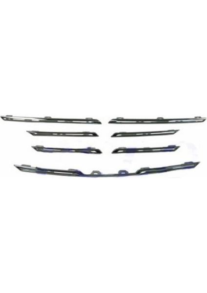 Renault Megane - Iv - Sd/hb - 16/20 Ön Panjur Üst Çıtası Nikelajlı Set (7 Parça) 960103748R