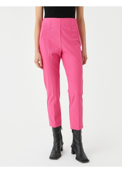 Yandan Fermuarlı Kumaş Pantolon modelleri