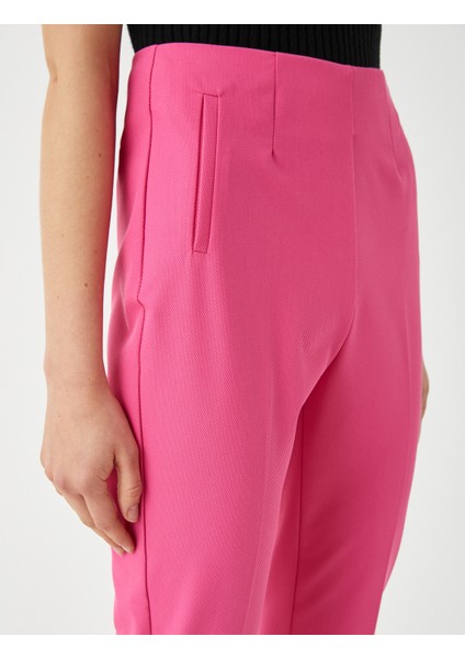 Yandan Fermuarlı Kumaş Pantolon indirimleri