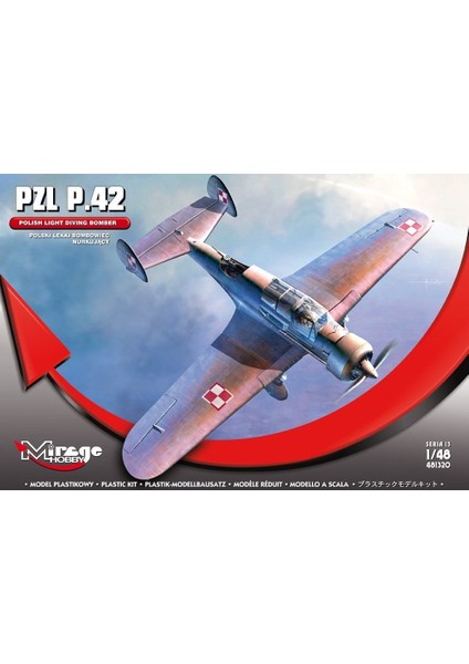 481320 1/48 Pzl P.42 Polısh Lıght Dıvıng Bomber