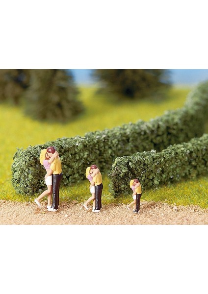 21522 Çalı Çitler, Yeşil, 2 Adet, 1.0x0.6 cm Diorama Malzemesi modelleri