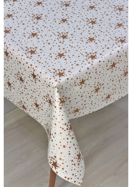 DedeEvTekstil Astarlı Yıldız Desen Pvc Silinebilir Muşamba Masa Örtüsü Gri Yıldız - 226-2SLVR fiyatları