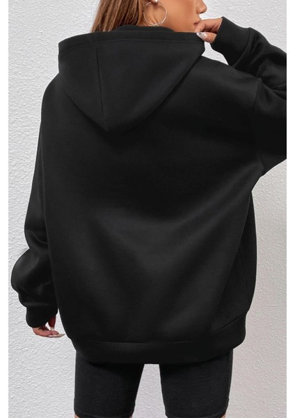 Over Thinking Baskılı Sweatshirt fırsatları