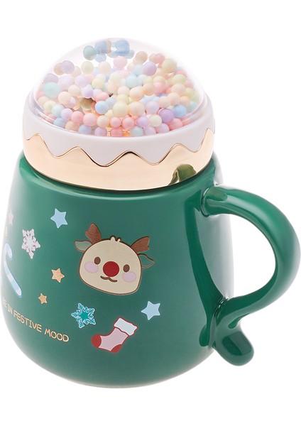 New Year Yeni Yıl Bubble Yeşil Kupa Mug 430 ml fiyatları