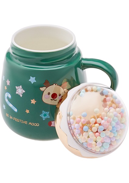 New Year Yeni Yıl Bubble Yeşil Kupa Mug 430 ml modelleri
