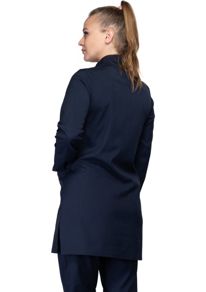 Lacivert Tesettür Hastane Forması (Kadın Tek Üst) fiyatları