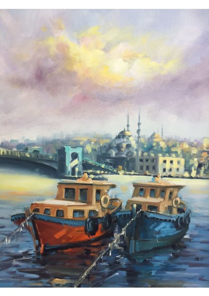 Asmin Sanat Evi Orijinalyağlı Boya Tablo 55 x 75