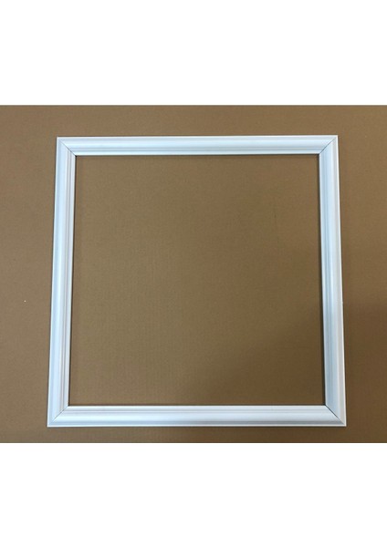 Dekoratif Boyanabilir 3 cm Duvar Çıtası 1 Adet 60 cm*60 cm Hazır Kesimli Çerçeve