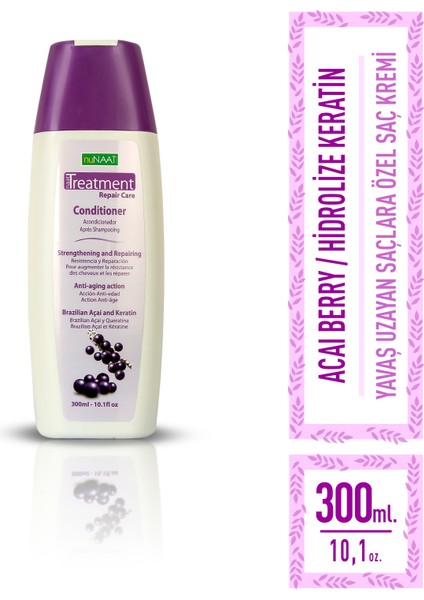 Dökülme Karşıtı Ve Uzama Destekleyici Keratin İçeren Saç Kremi (300Ml)