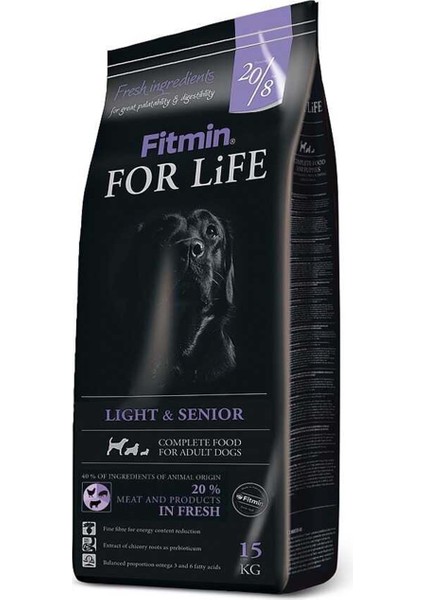 For Life Light & Senior Yetişkin Köpek Maması 15 kg