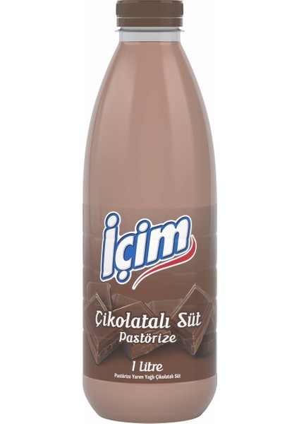Içim Çikolatalı Pastörize Süt Pet 1 L