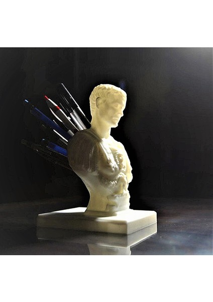 Jül Sezar Dekoratif Tasarım Kalemlik 15 cm fiyatları