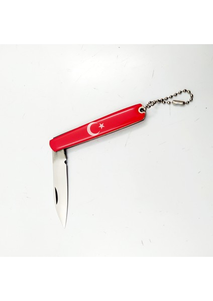 Küçük Ay Yıldızlı Anahtarlık Çakısı , Kamp ve Av Çakısı , Kişiselleştirilebilir Hediye , Outdoor Bıçak modelleri