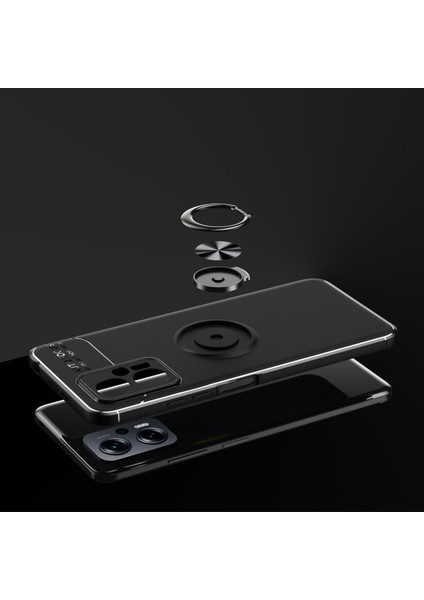 Xiaomi Poco F4 Kılıf Yüzüklü Manyetik Ravel Silikon fırsatları