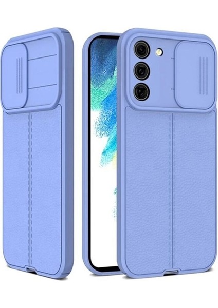 Samsung Galaxy S20 Fe Kılıf Deri Dokulu Kamera Korumalı Silikon