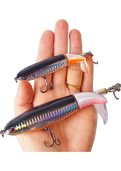 MSO Teknoloji Olta Balıkçılık 11cm - 15gr Süper Yüzücü Popper Rapala Yapay Yem