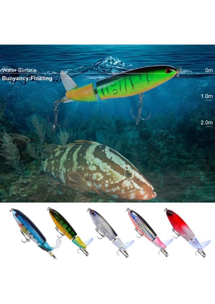 Olta Balıkçılık 15cm - 36gr Süper Yüzücü Popper Rapala Yapay Yem