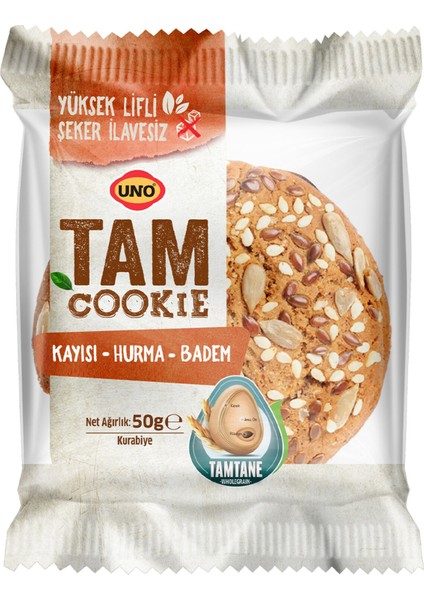 Tam Cookıe Kayısı Hurma Badem 50G