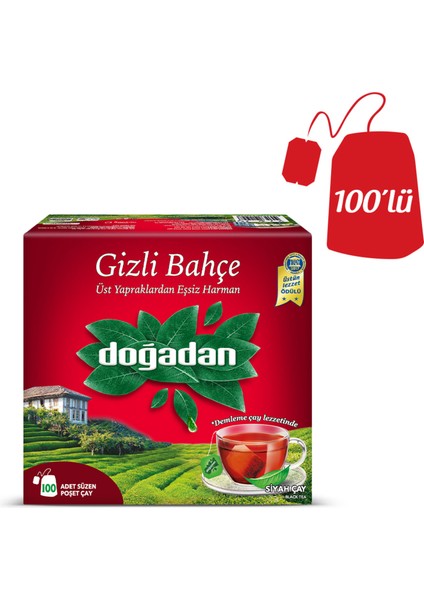 Gizli Bahçe Bardak Poşet Çay 100'LÜ