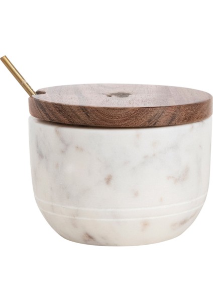 Mermer & Ahşap Kaplı Kase