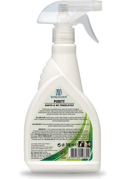 Purity - Banyo&WC Temizleyici fiyatları