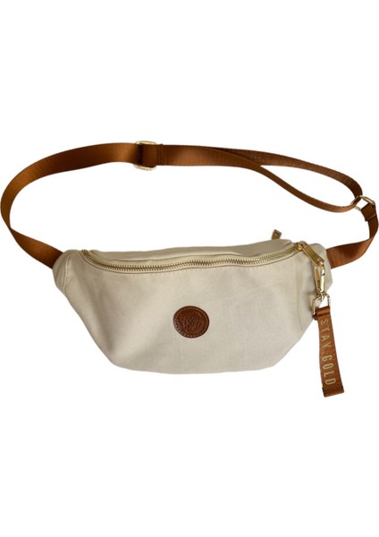 Stay Gold Kanvas Crossbody Bel ve Omuz Çantası - Waist Bag