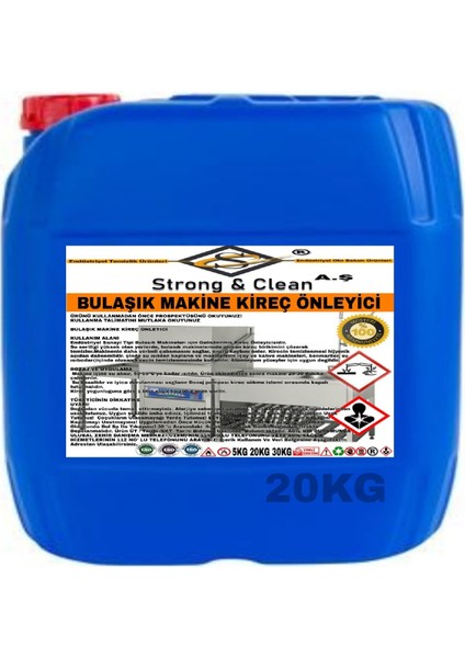 Bulaşık Makine Kireç Önleyici 20 kg fiyatları