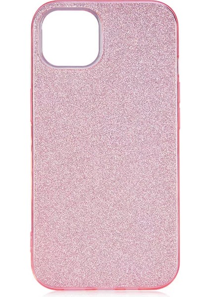 Apple iPhone 13 Kılıf Lopard Shining Parlak Simli Silikon Kapak
