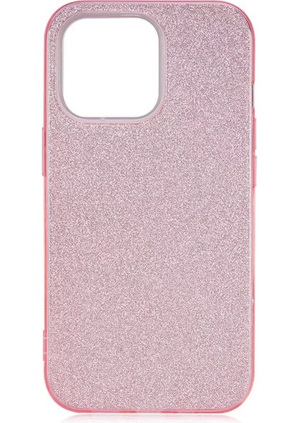Apple iPhone 13 Pro Kılıf Lopard Shining Parlak Simli Silikon Kapak
