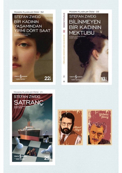 Satranç - Bir Kadının Yaşamından Yirmi Dört Saat - Bilinmeyen Bir Kadının Mektubu