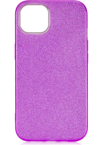 Apple iPhone 13 Mini Kılıf Lopard Shining Parlak Simli Silikon Kapak