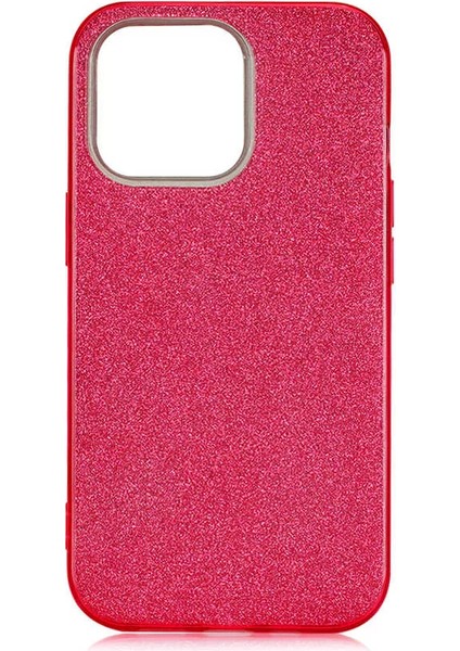 Apple iPhone 13 Pro Kılıf Lopard Shining Parlak Simli Silikon Kapak