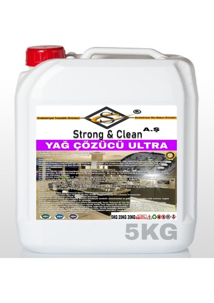 Yağ ve Kir Çözücü Ultra 5Kg