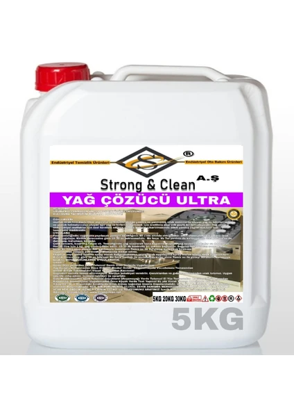 Strong & Clean Yağ ve Kir Çözücü Ultra 5Kg