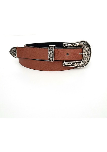 Kadın Takım Tokalı Siyah Kemer ZT00302