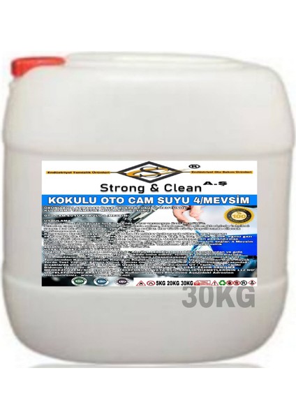 Oto Cam Suyu Kokulu 30 Kg