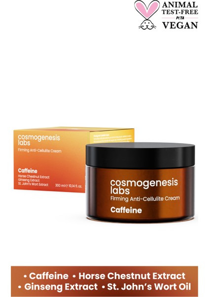 Cosmogenesis Labs & Çatlak Selülit tı Body Krem 300 ml Bölgesel