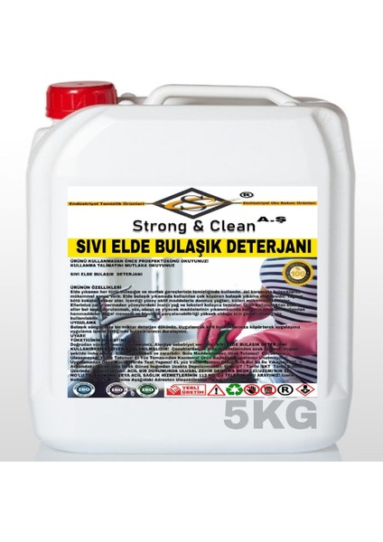 Strong&Clean Elde Bulaşık Deterjanı 5 kg