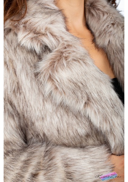 Kadın Ingiliz Yaka Rakun Ithal Kürk Manto(Ekstra Kalın ) indirimleri