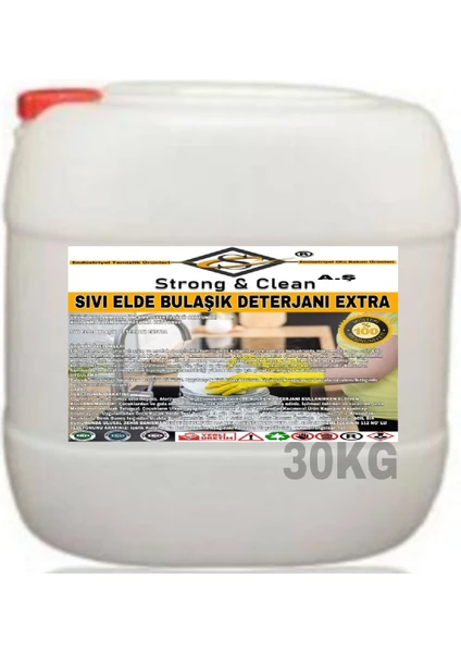 Strong&Clean Elde Bulaşık Deterjanı Extra 30 kg