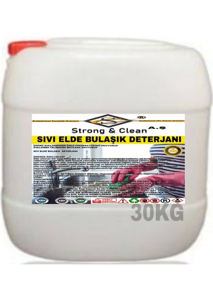 Elde Bulaşık Deterjanı 30 kg
