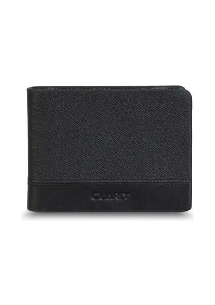 Siyah Safiano Deri Erkek Cüzdanı Hakiki Deri